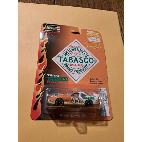 Vintage 1998 Revell 1:64 Todd Bodine #35 Tabasco NASCAR Diecast Race Car NIB - Picture 1 of 2